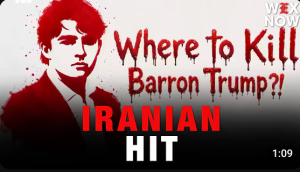Iran airs propaganda video tracking Barron Trump’s location, offering $10 million for assassination