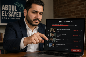 Michigan’s Far-Left Democrat Senate Nominee Abdul El-Sayed Deletes More Than 100 YouTube Videos Demanding Ban on Guns and 4th of July Fireworks